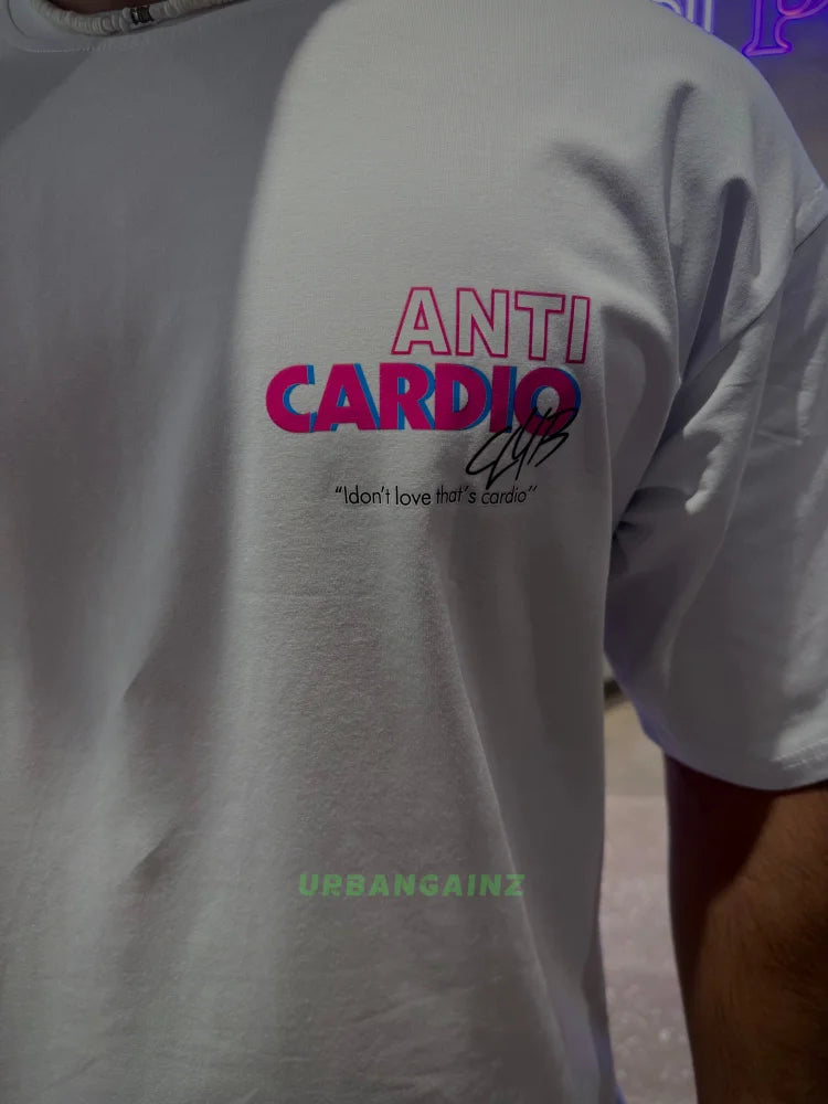 Anti Cardio Club Oversized Tee
